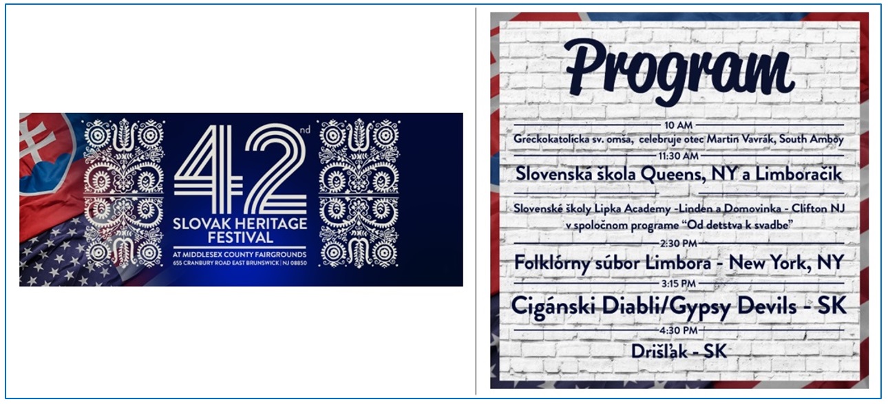 42nd Slovak Heritage Festival 2019 City of New York / 42. Festival slovenskho dedistva