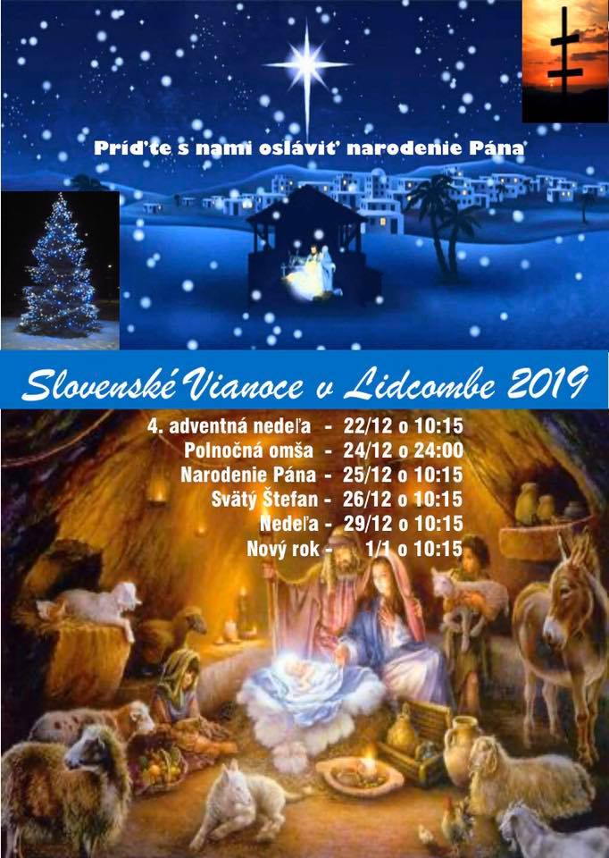 Slovensk Vianoce v Lidcombe 2019
