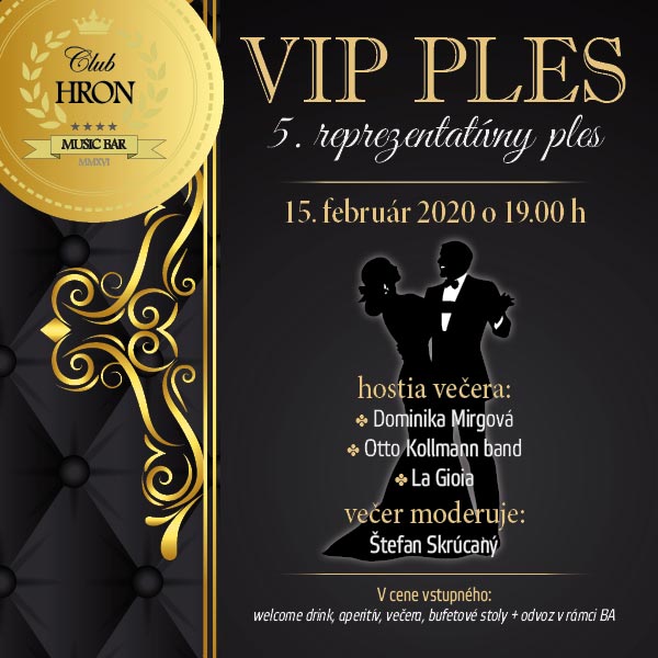 VIP Ples 2020 Podunajsk Bikupice - 5. ronk