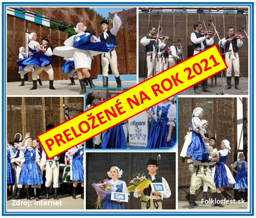 Medzinrodn folklrny festival Myjava 2020 - 61. ronk - - - PRELOEN NA ROK 2021