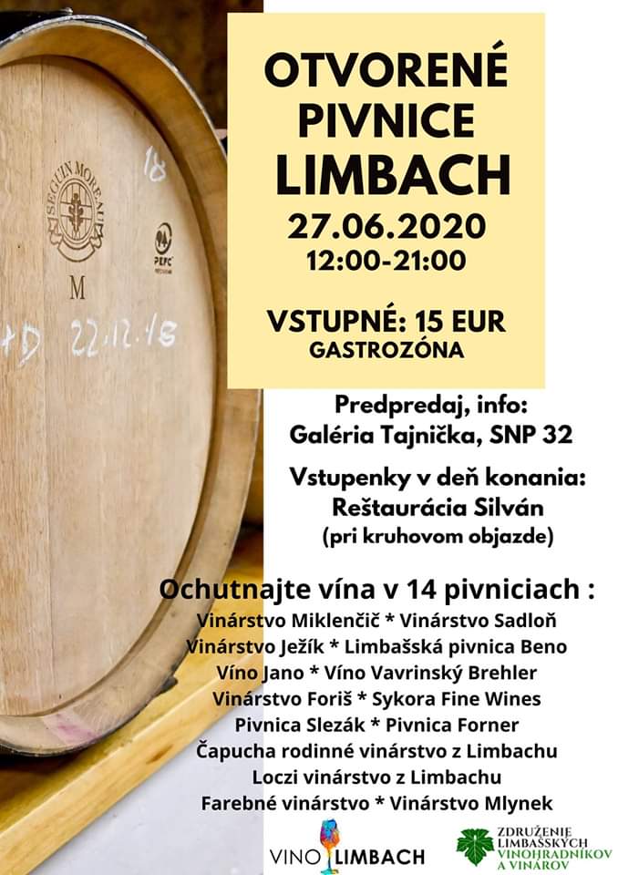 NOV - - - Otvoren Pivnice Limbach 2020