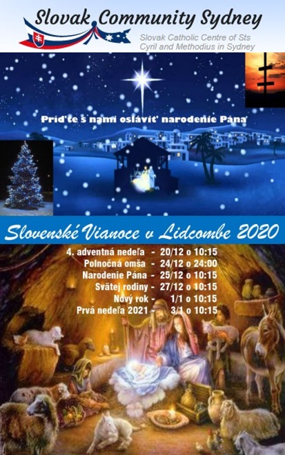 NOV - - - Slovensk Vianoce v Lidcombe 2020