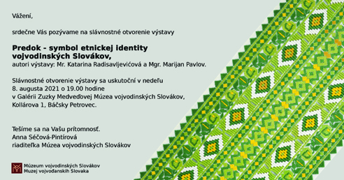 NOV - - - Predok - symbol etnickej identity vojvodinskch Slovkov 2021 Bsky Petrovec
