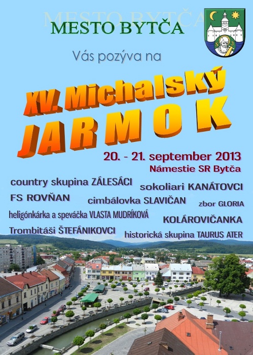 XV. Michalsk jarmok Byta 2013