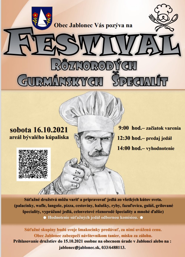 NOV - - - Festival rznorodch gurmnskych pecialt 2021 Jablonec