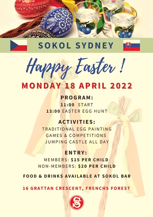 Vesel Vek noc / Happy Easter 2022 Sydney