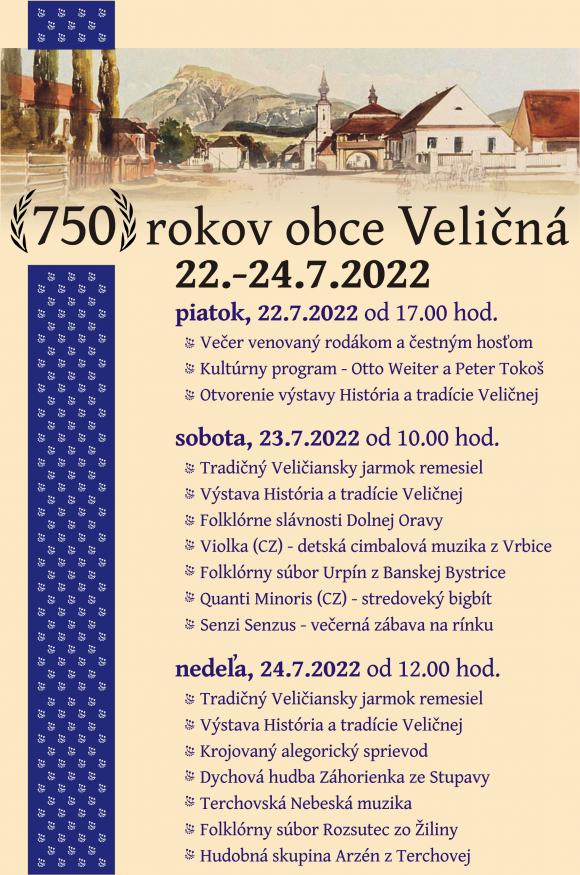 750 rokov obce Velin 2022