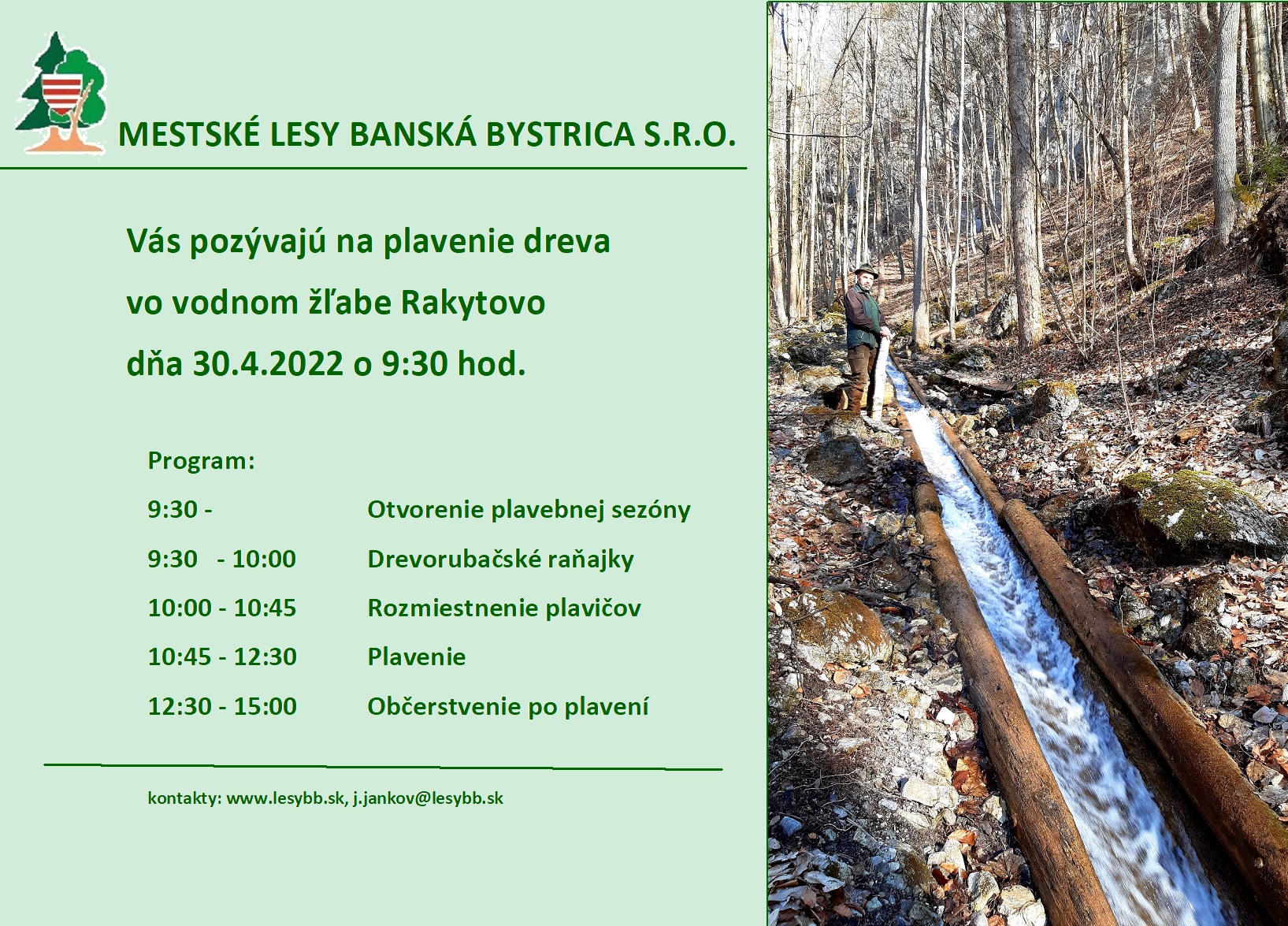 Plavenie dreva v drevenom vodnom abe Rakytovo 2022 Doln Harmanec - 15. ronk