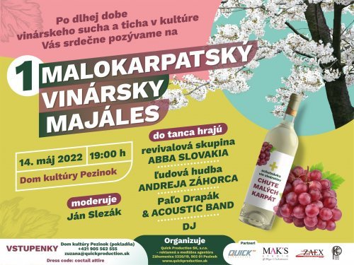 1. Malokarpatsk vinrsky majles 2022 Pezinok