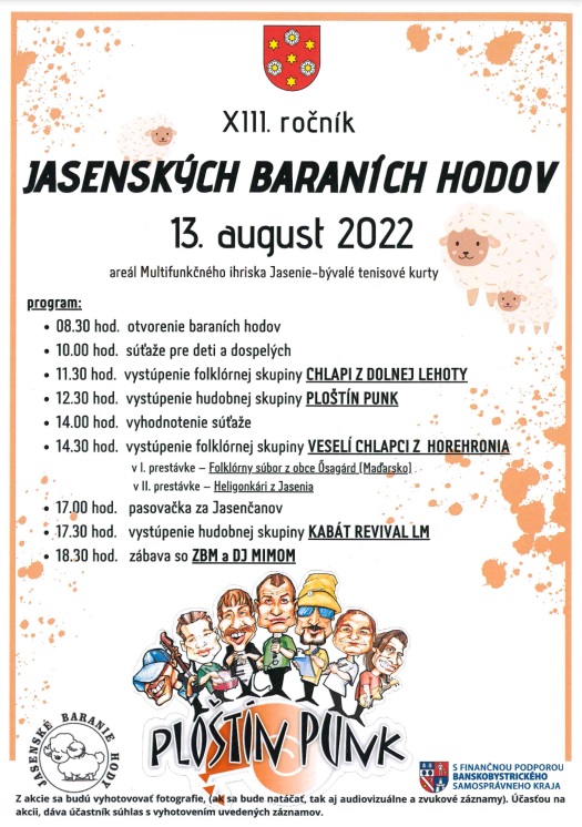 Jasensk baranie hody 2022 Jasenie - 13. ronk