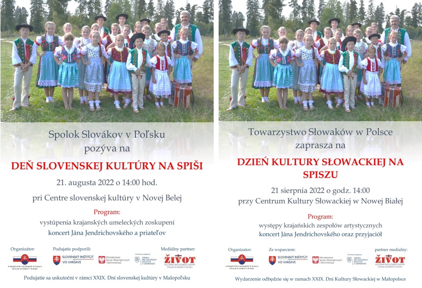 De slovenskej kultry na Spii 2022 Nov Bel