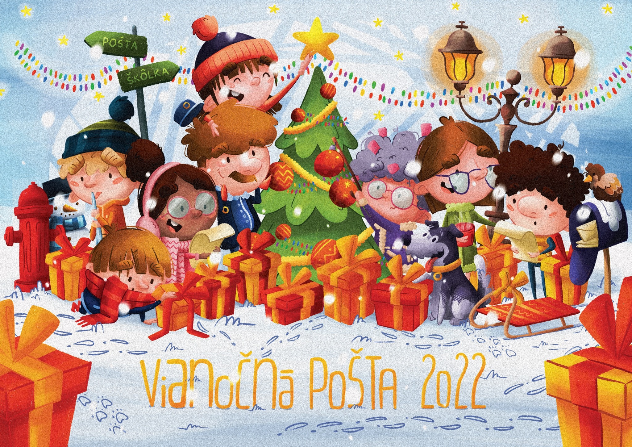 NEW - - - Vianon pota 2022 (Christmas Post Office) from Slovensk pota 202