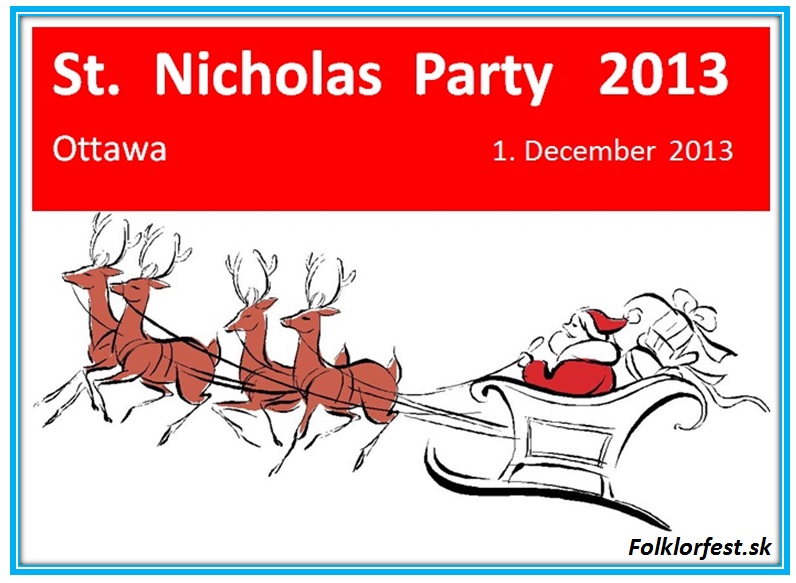 St. Nicholas Party / Oslava svtho Mikula  Ottawa 2013