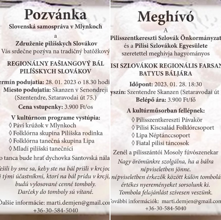 Regionlny faiangov bl pilskych Slovkov 2023 Mlynky - XXII. ronk