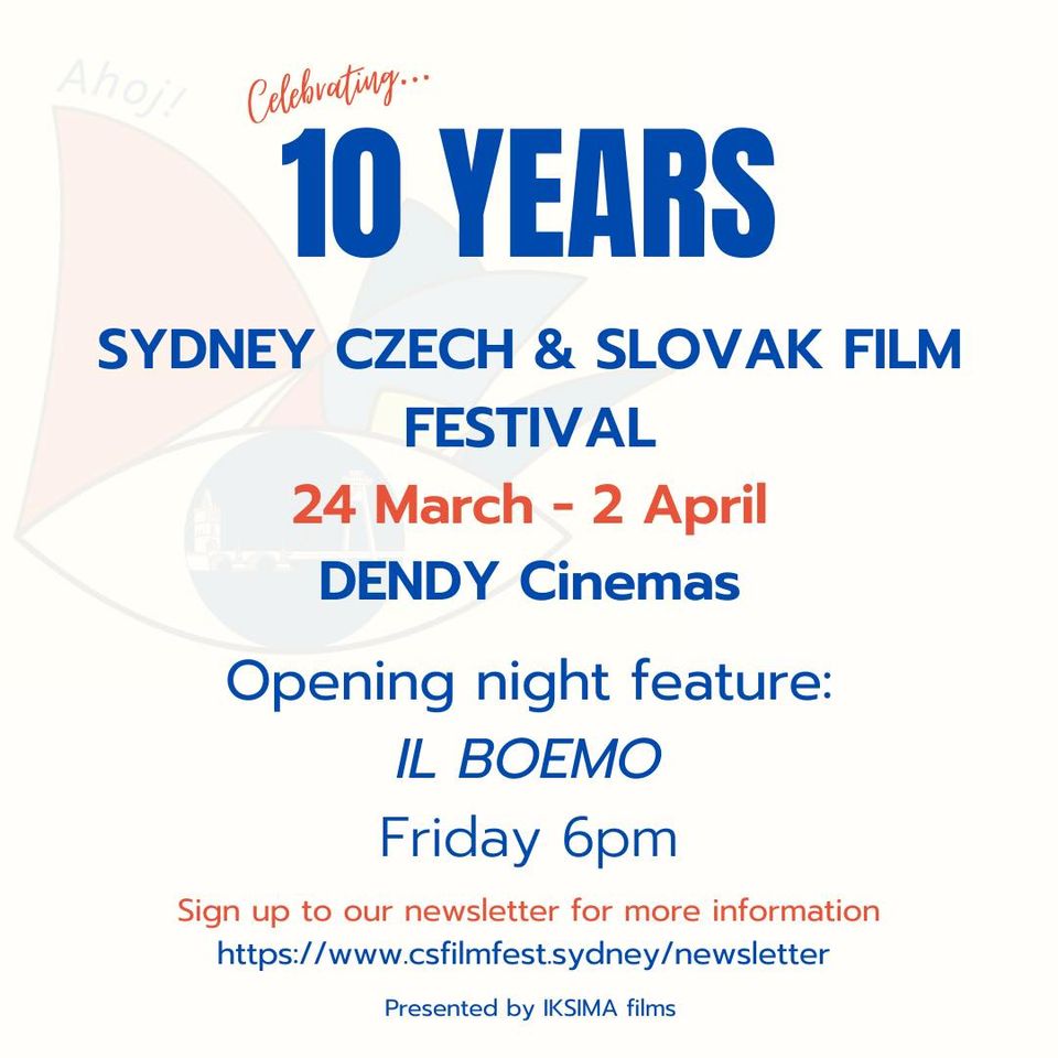 Sydney Czech and Slovak Film Festival 2023 - 10. ronk