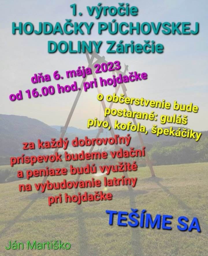 Hojdaka Pchovskej doliny 2023 Zrieie - 1. ronk