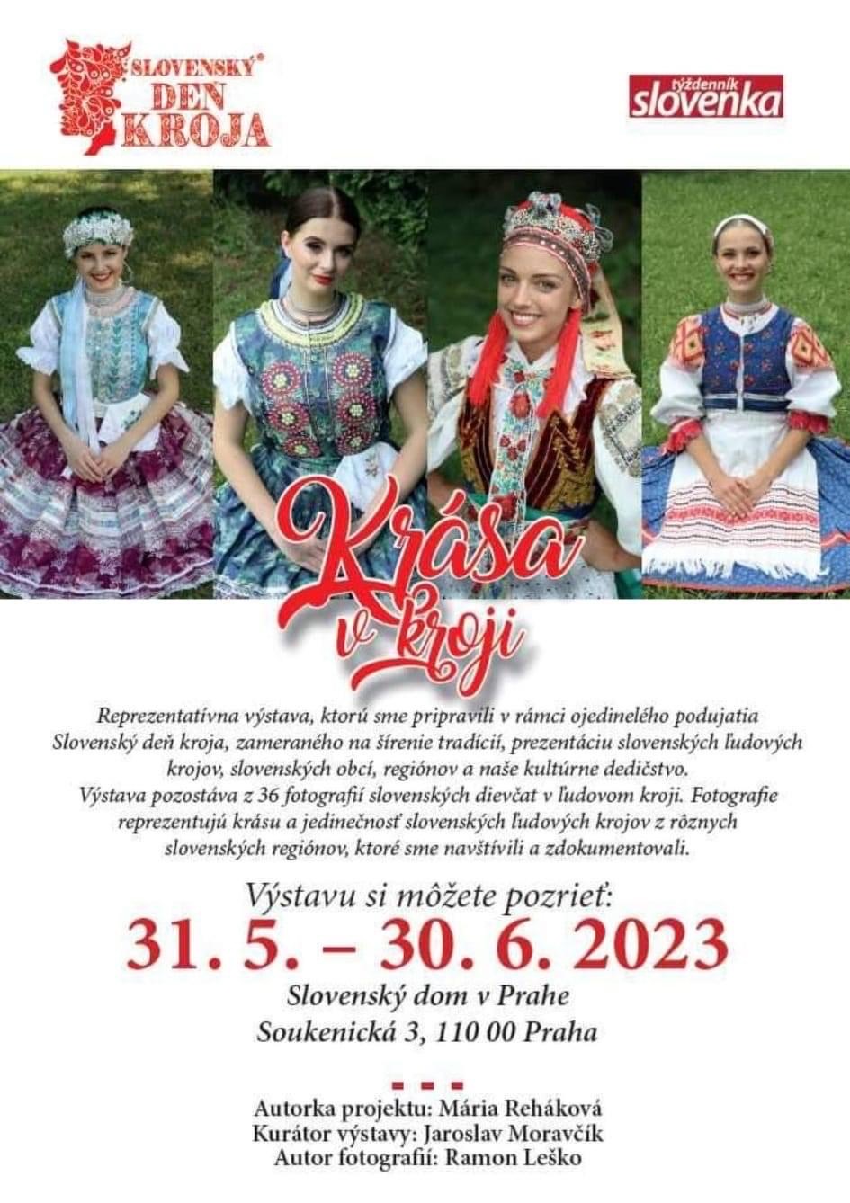 Slovensk de kroja 2023 Praha - Krsa v kroji