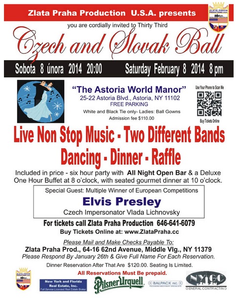 Czech and Slovak Ball Astoria, USA 2014