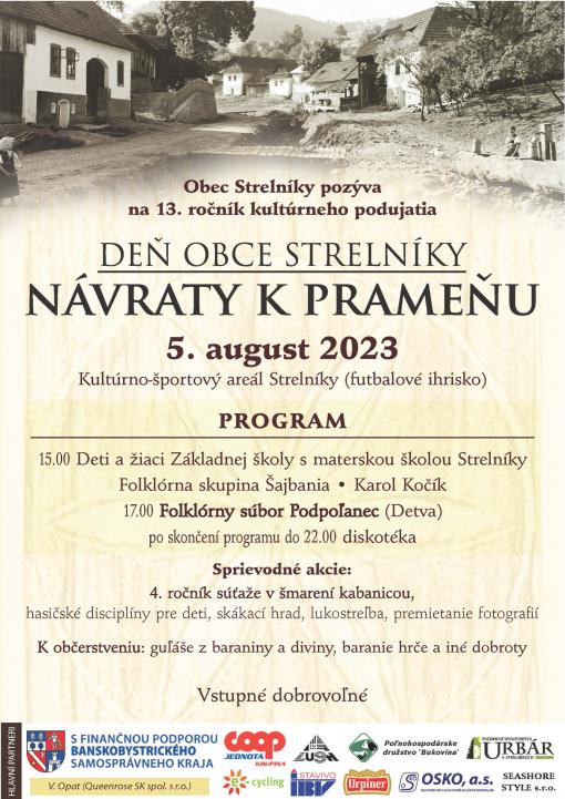 De obce Strelnky 2023 - Nvraty k prameu - 13. ronk