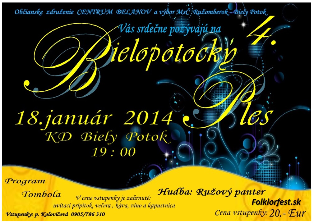 4. Bielopotock ples Biely Potok 2014