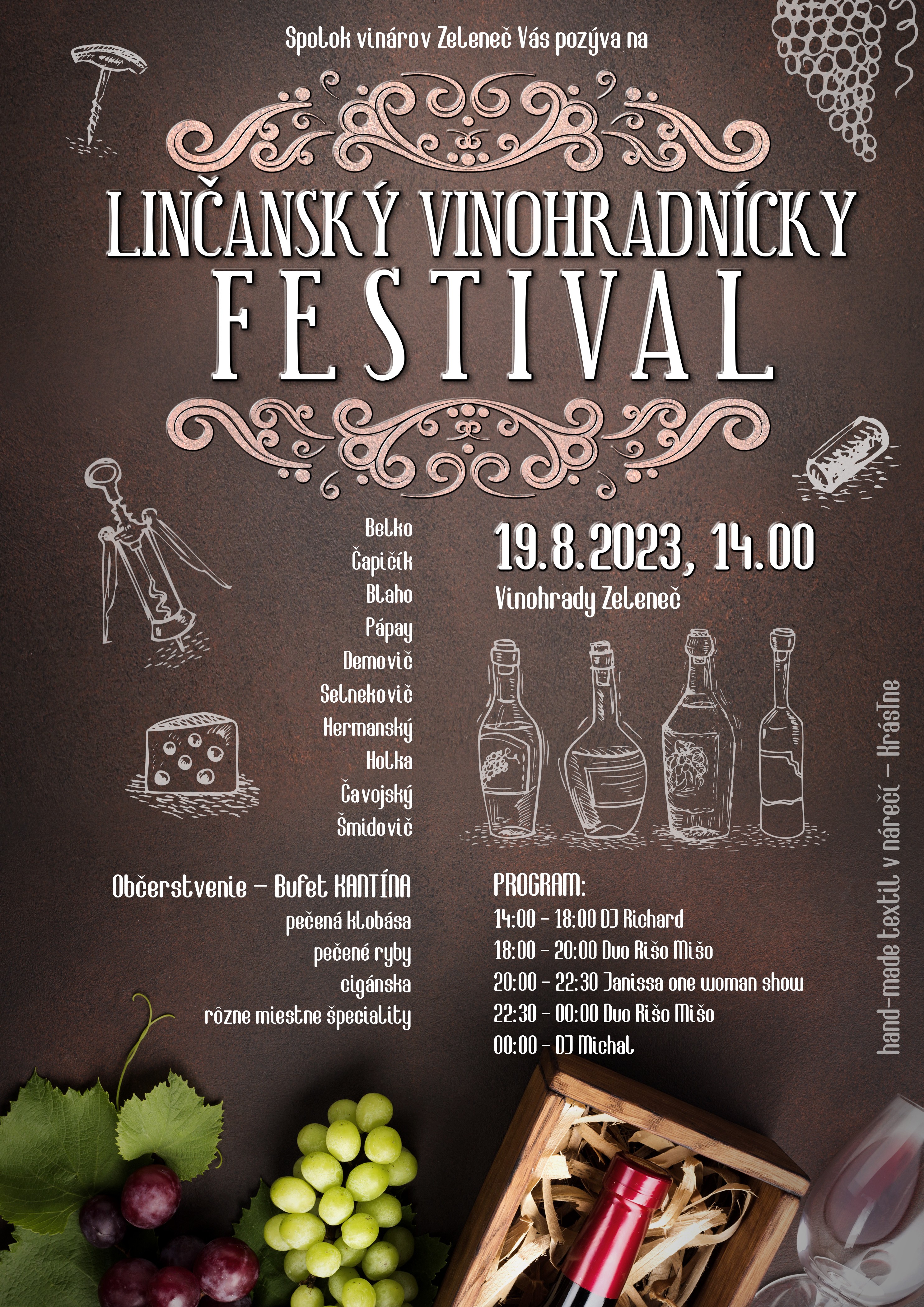 Linansk vinohradncky festival 2023 Zelene