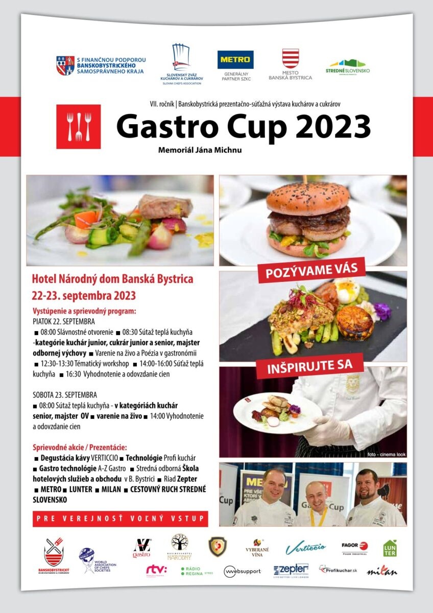 Gastro cup 2023 Bansk Bysrica - VII. ronk Memorilu Jna Michnu
