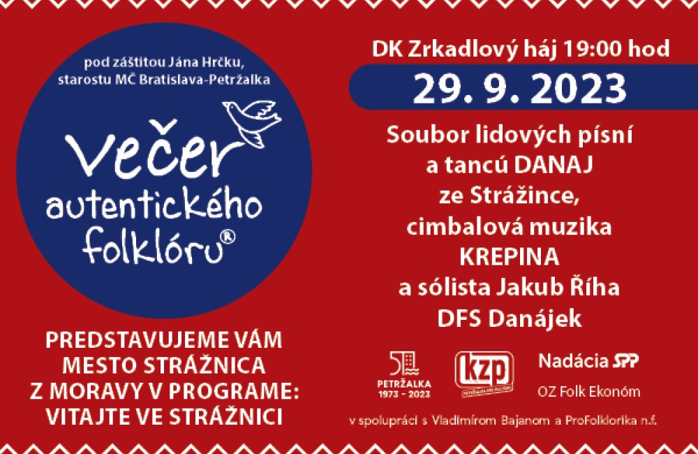 Veer autentickho folklru - Vitajte ve Strnici na Morave 2023 Petralka
