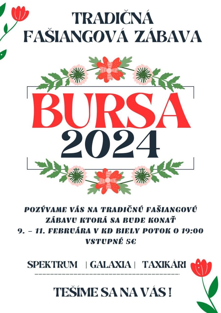 Bursa 2024 Biely Potok - tradin faiangov zbava