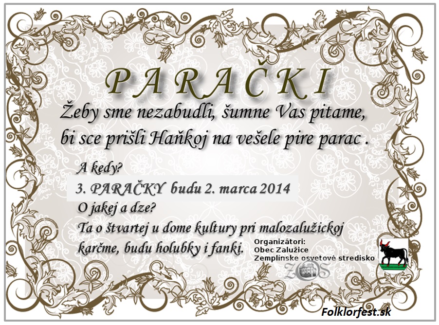 Paraky Zaluice 2014 - 3. ronk