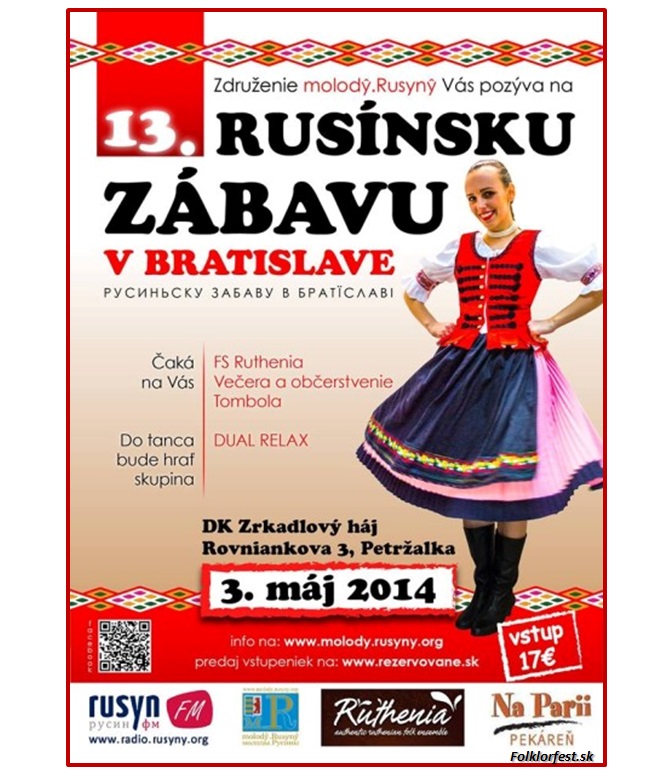 13. Rusnska zbava 2014 Bratislava