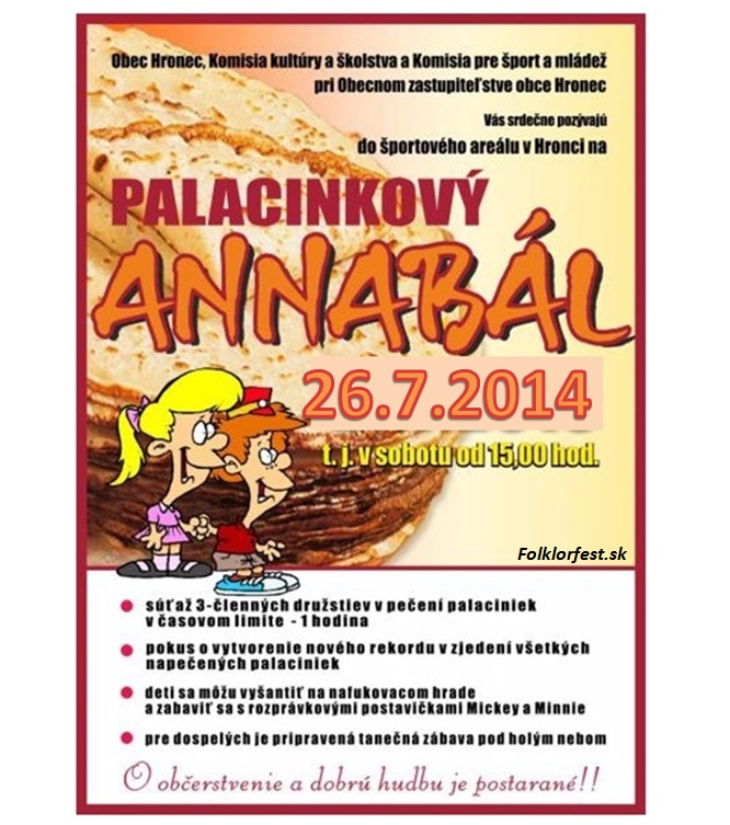 Palacinkov ANNABL  Hronec 2014