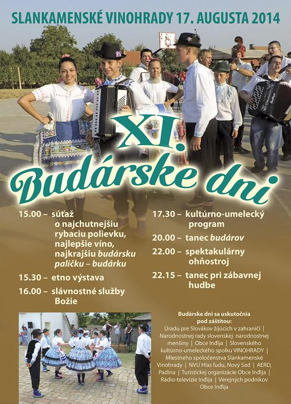 XI. Budrske dni v Slankamenskch Vinohradoch   2014