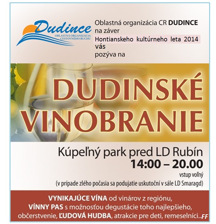 Dudinsk vinobranie Dudince 2014 - 9. ronk