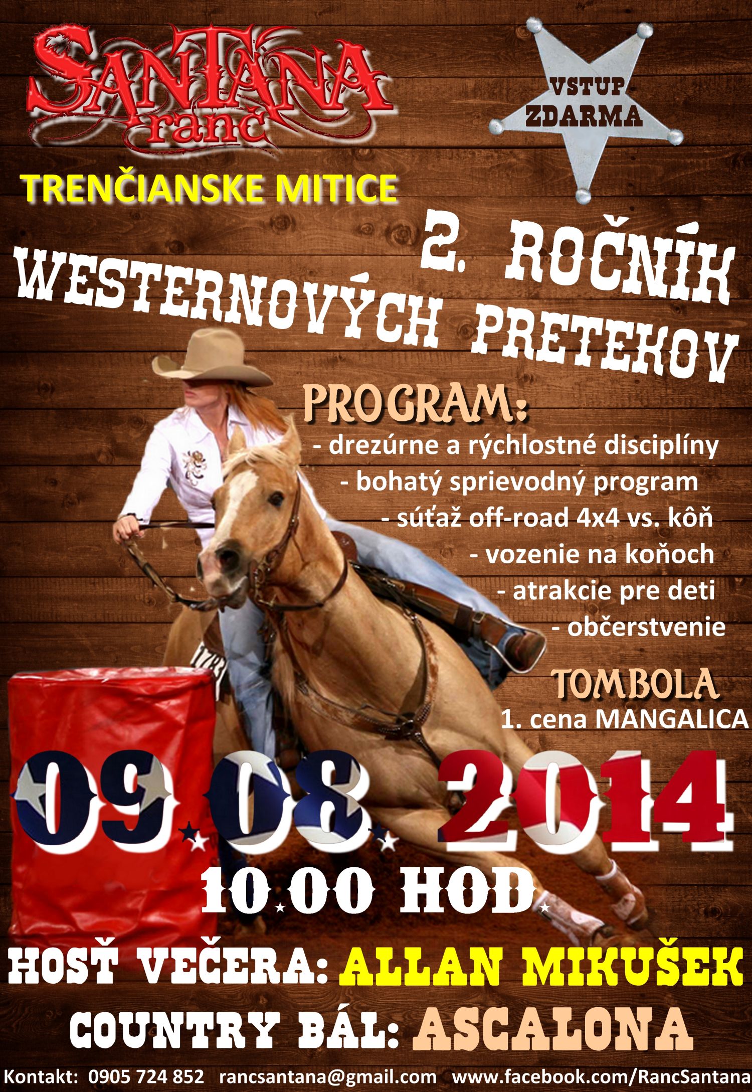 2. ronk westernovch pretekov Trenianske Mitice 2014