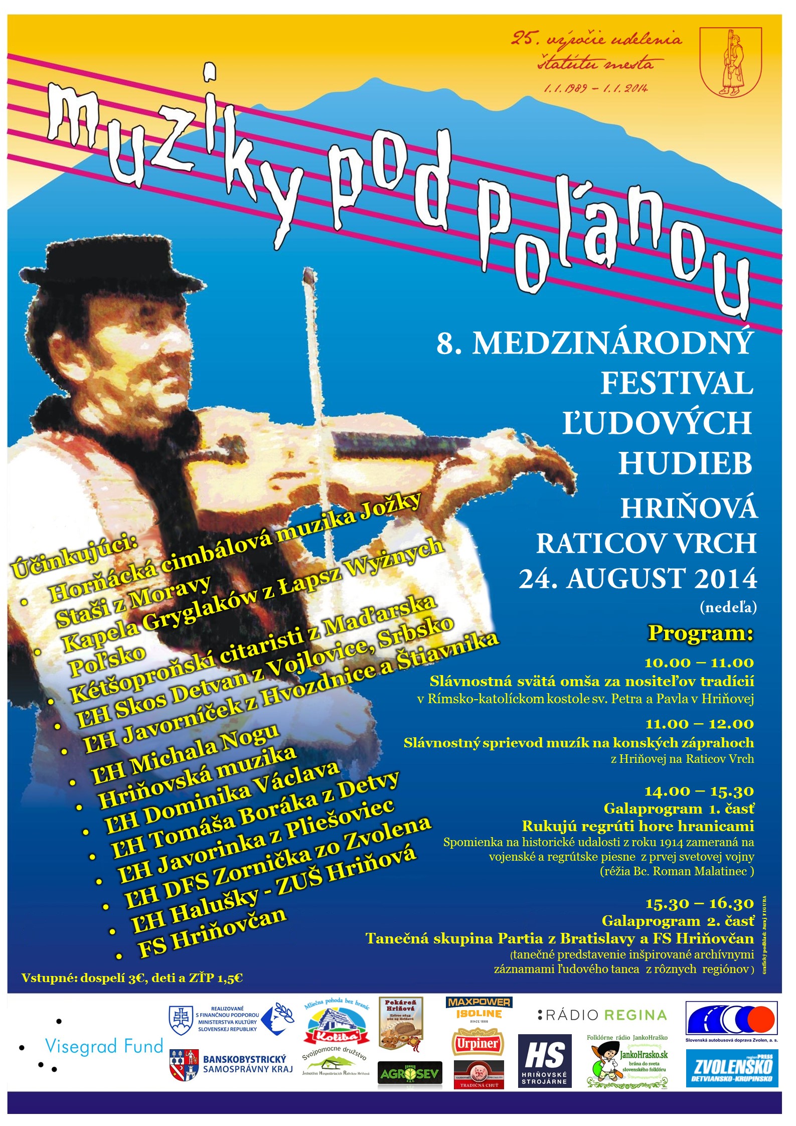 Muziky pod Poanou Hriov 2014 - 8. ronk