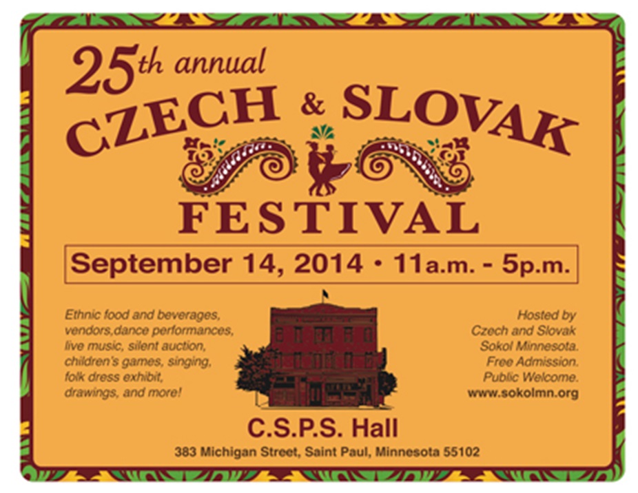 25th Annual Czech and Slovak Festival Minnesota 2014
