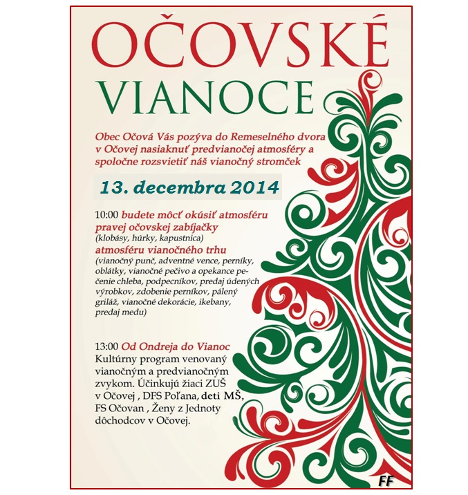 Oovsk Vianoce Oov 2014