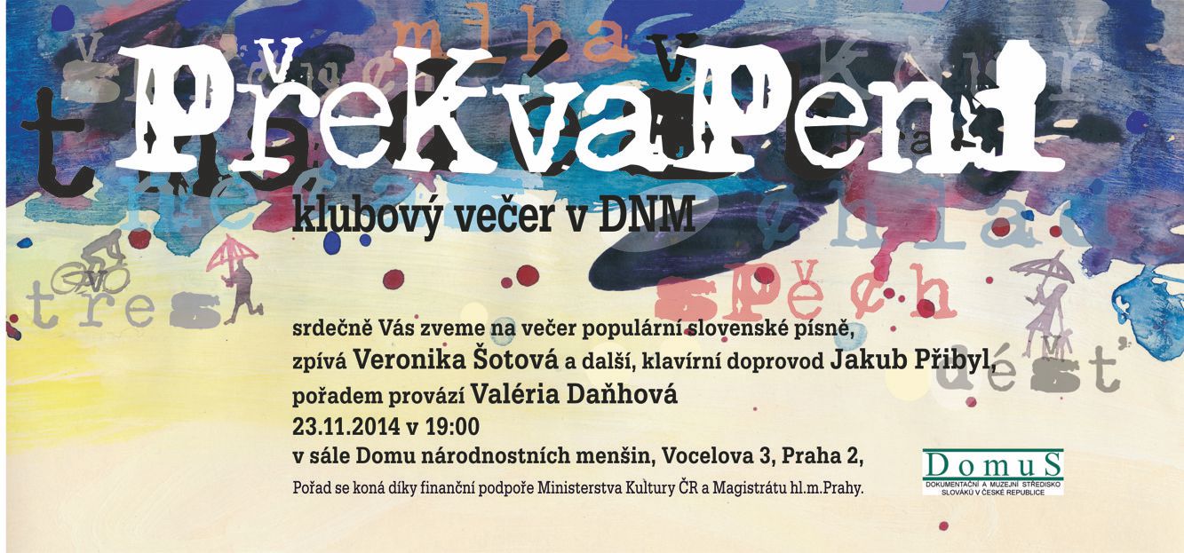 Pekvapen - veer populrnej slovenskej piesne Praha 2014