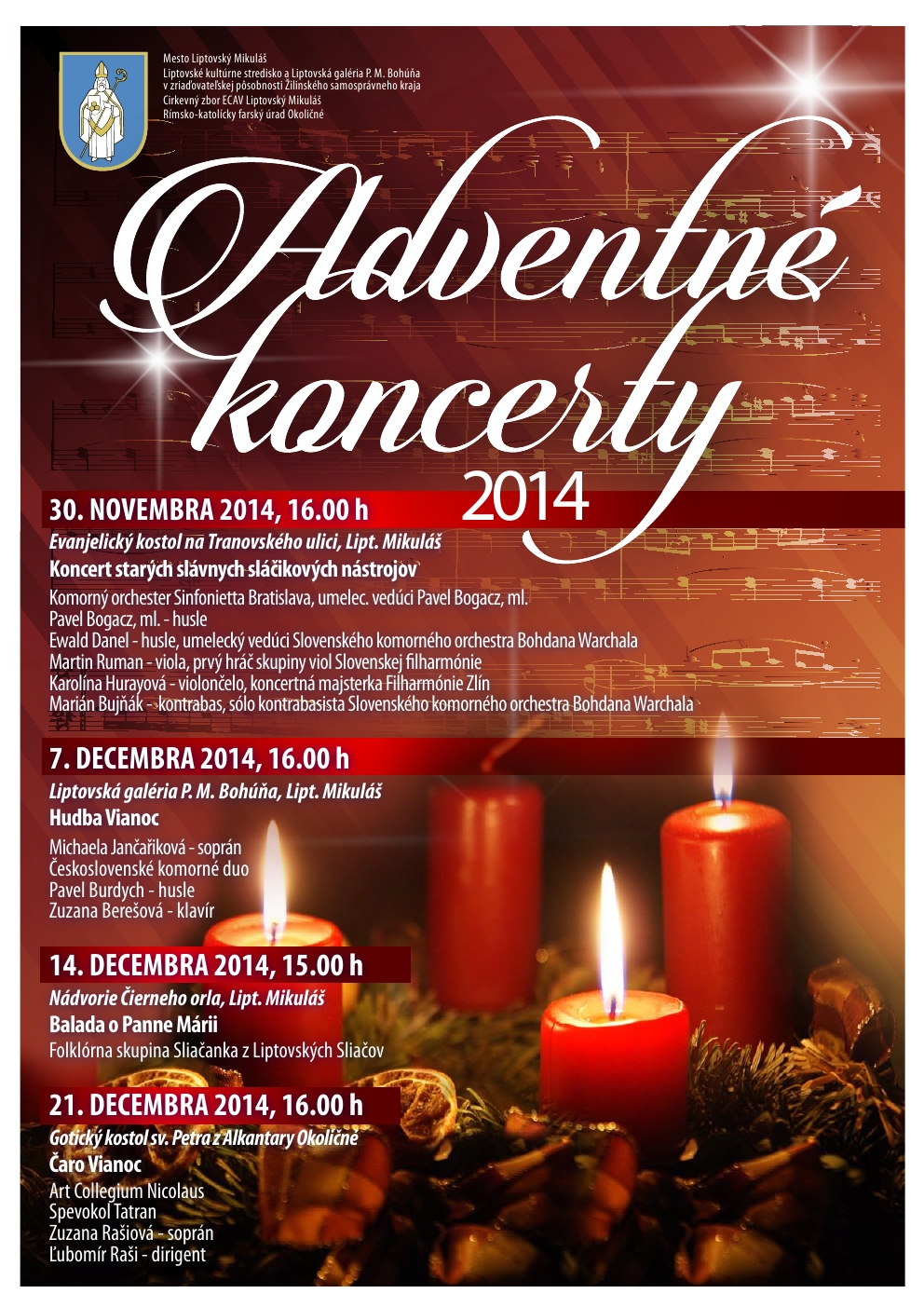 Adventn koncerty Liptovsk Mikul 2014