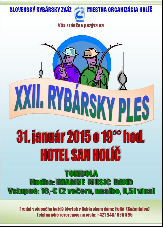 XXII. Rybrsky ples Hol 2015