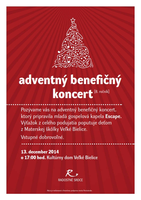 Adventn benefin koncert Partiznske 2014 - 8. ronk