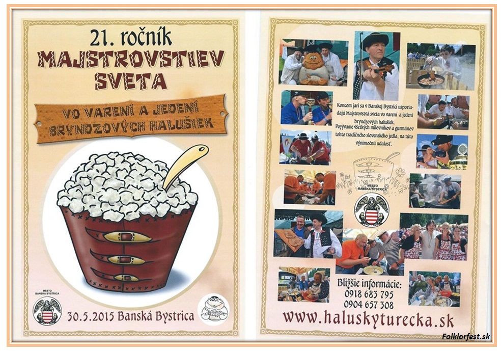 Majstrovstv sveta vo varen a jeden bryndzovch haluiek Bansk Bystrica 2015 - 21. ronk