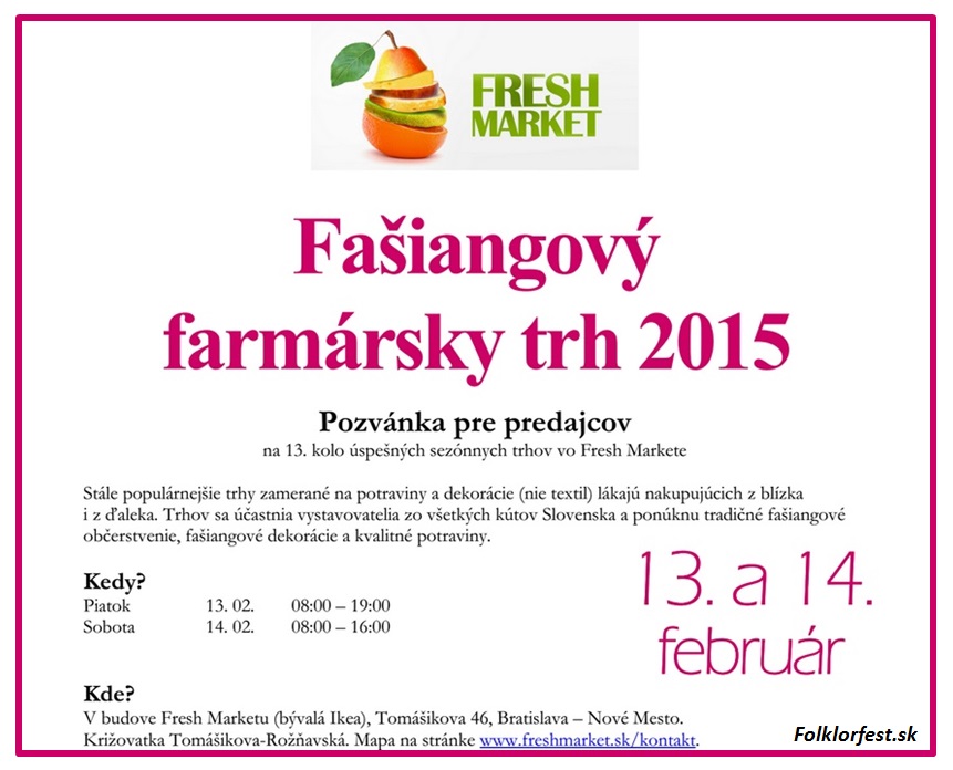 Faiangov farmrsky trh Bratislava 2015
