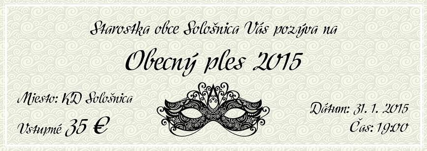 Obecn ples 2015 Solonica