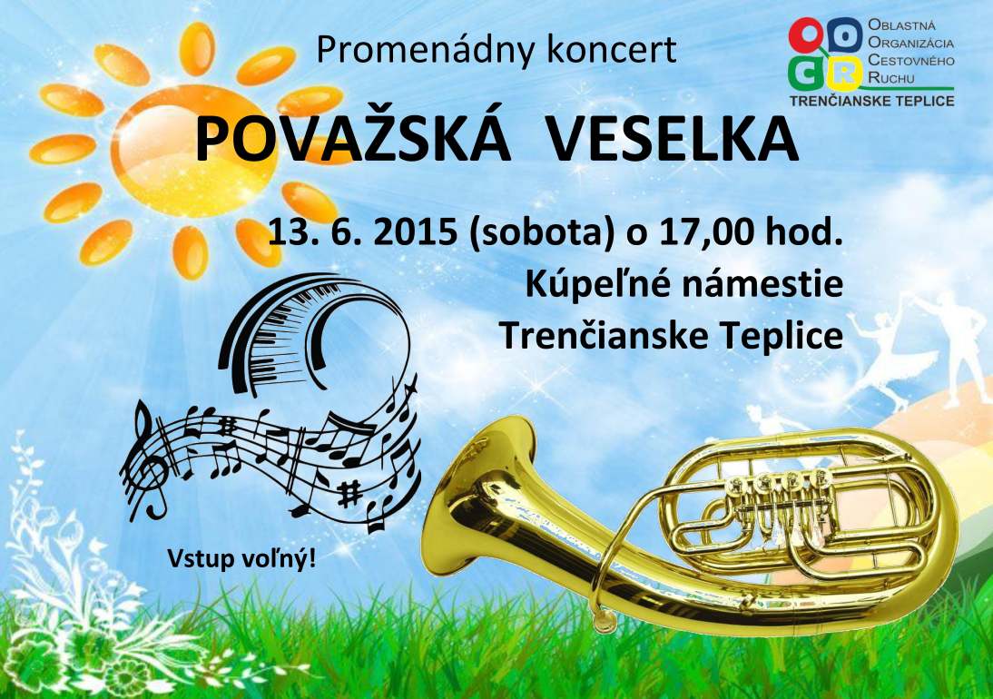 Povask veselka Trenianske Teplice - promendny koncert