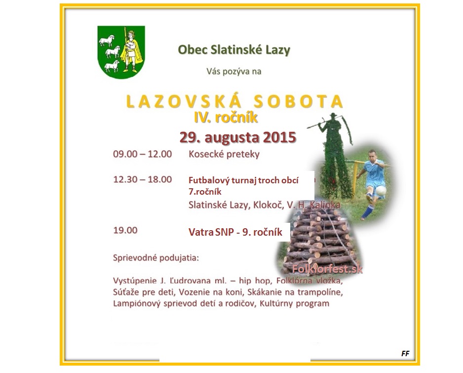 Lazovsk sobota 2015 Slatinsk Lazy - IV.ronk