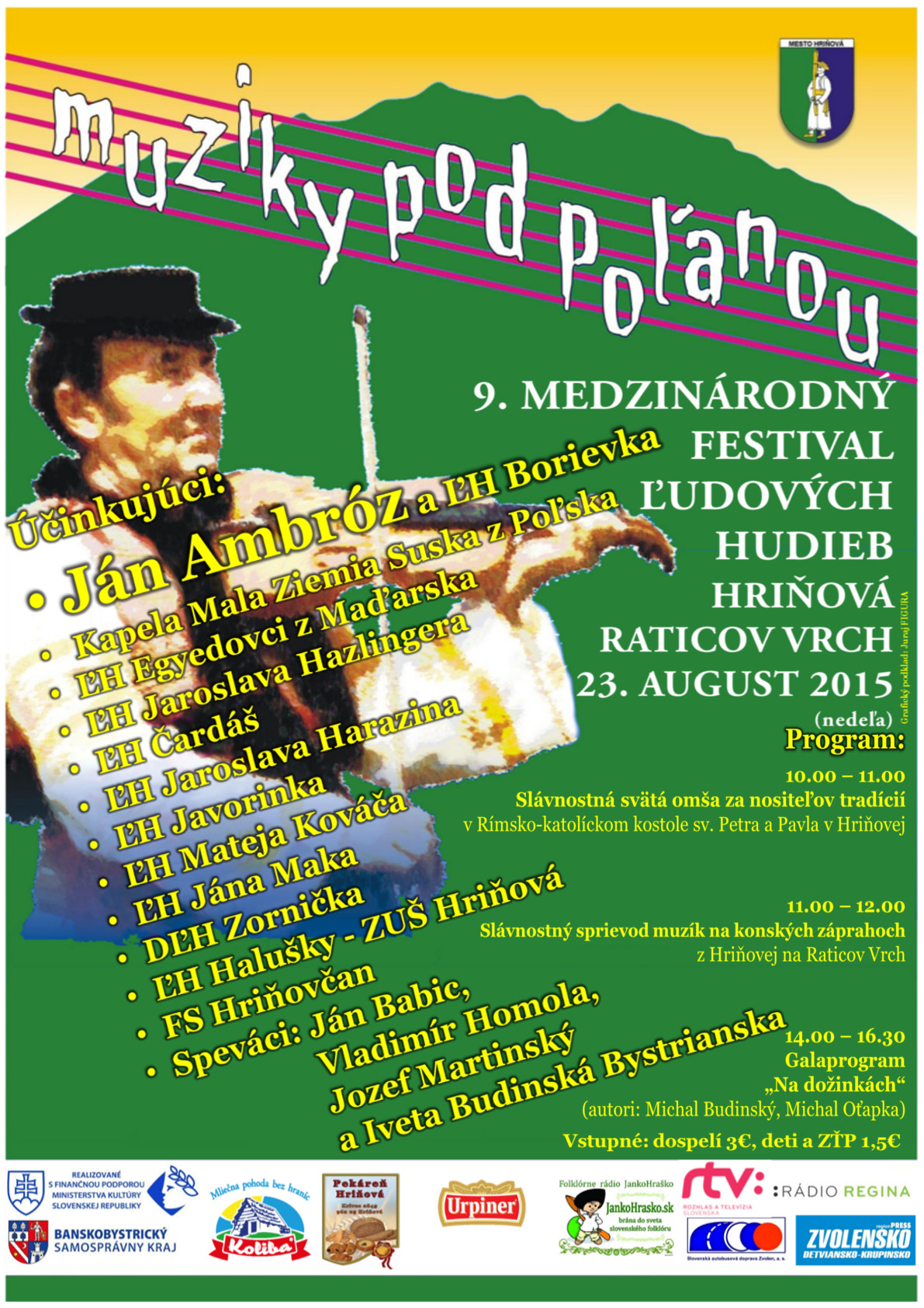 Muziky pod Poanou Hriov - 9. ronk
