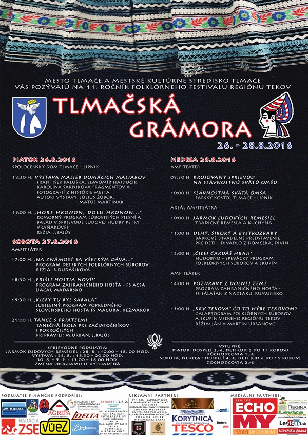 TLMASK GRMORA - 11. ronk folklrneho festivalu reginu Tekov 2016