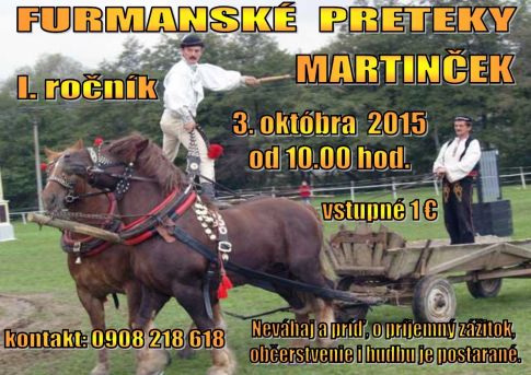 1.Furmanske preteky Martinek 2015