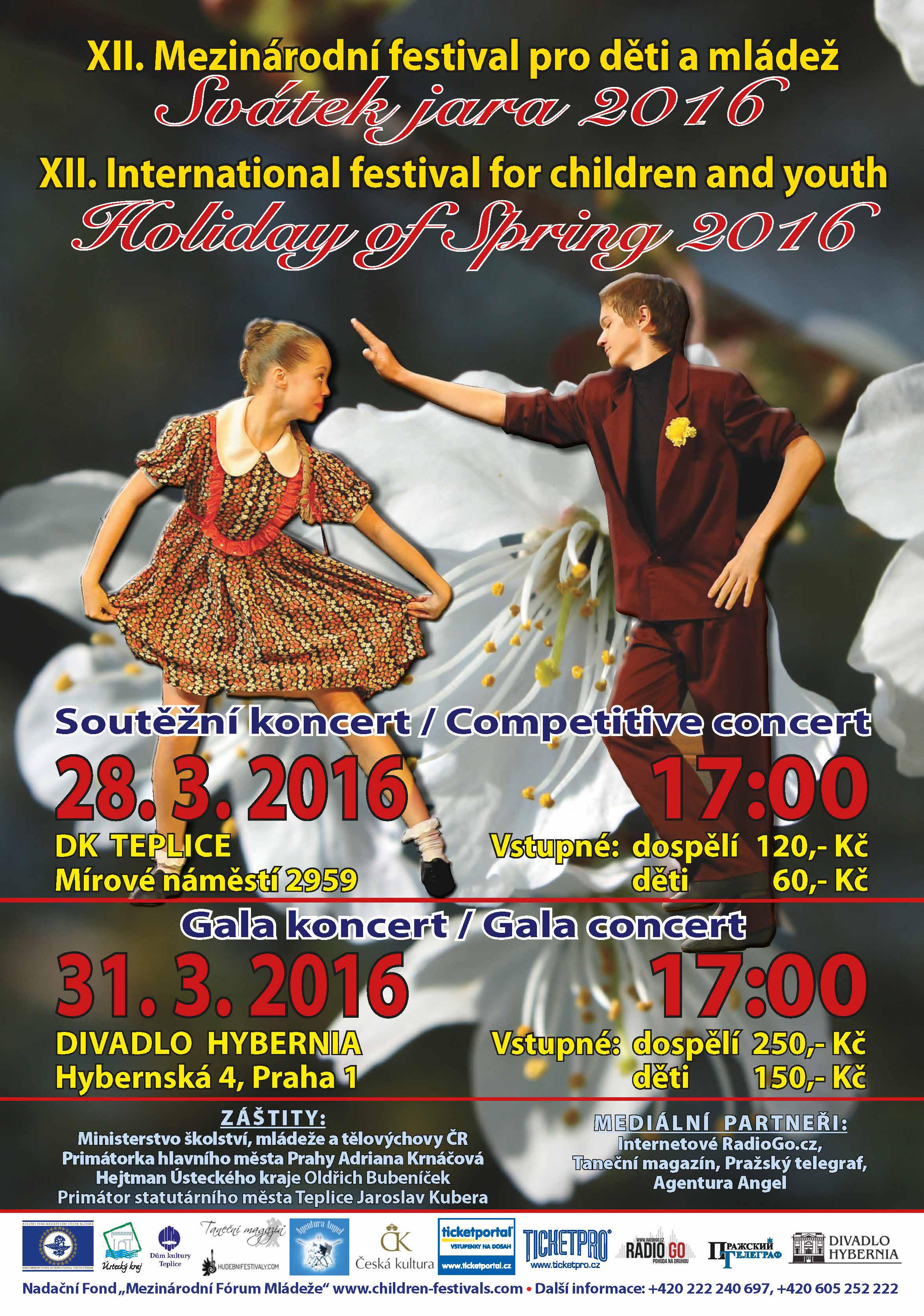  Svtek jara 2016 - XII. mezinrodn festival pro dti a mlde